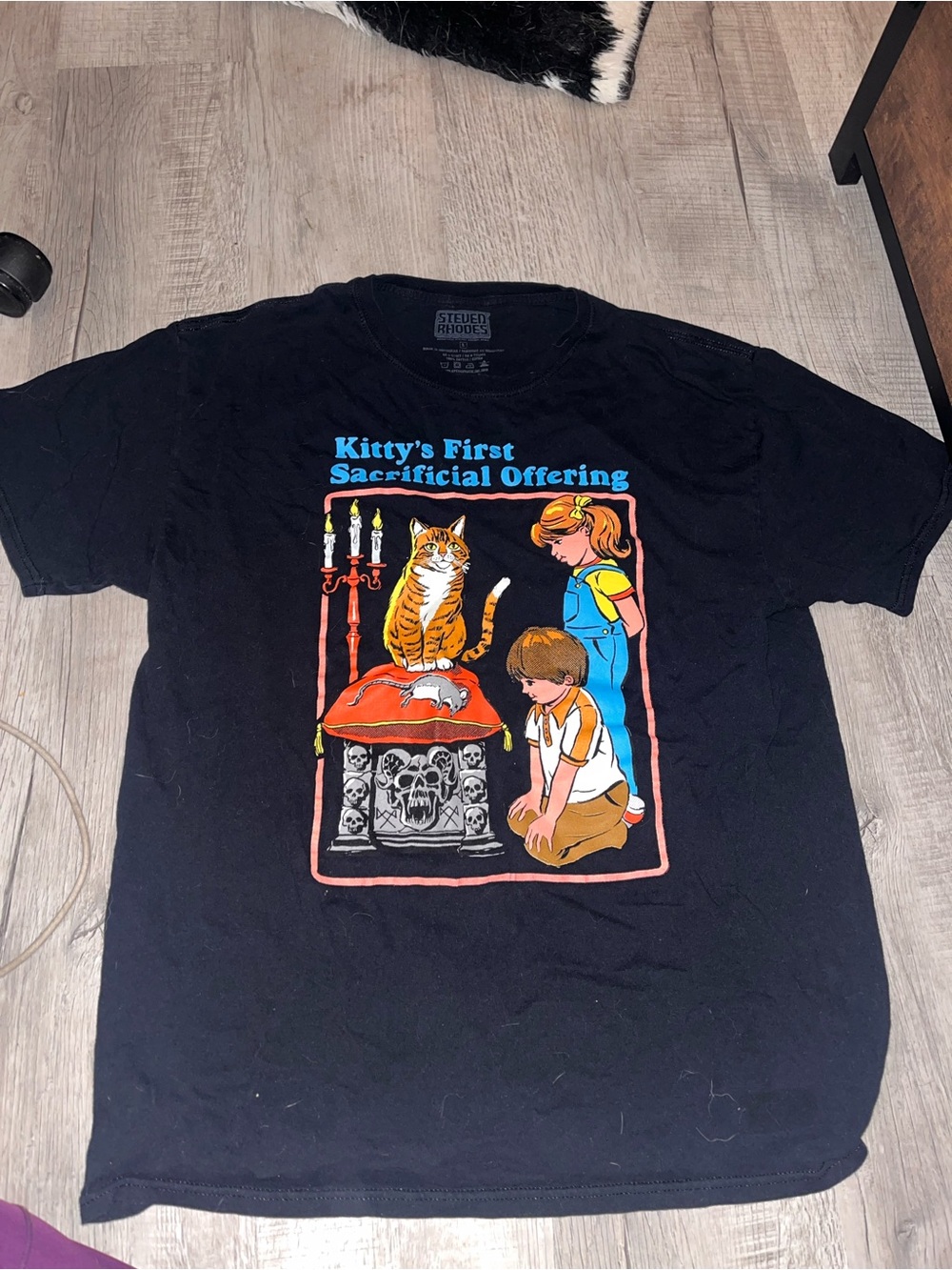Steven Rhodes Graphic Tee — Kittys First Sacrificial Offering
